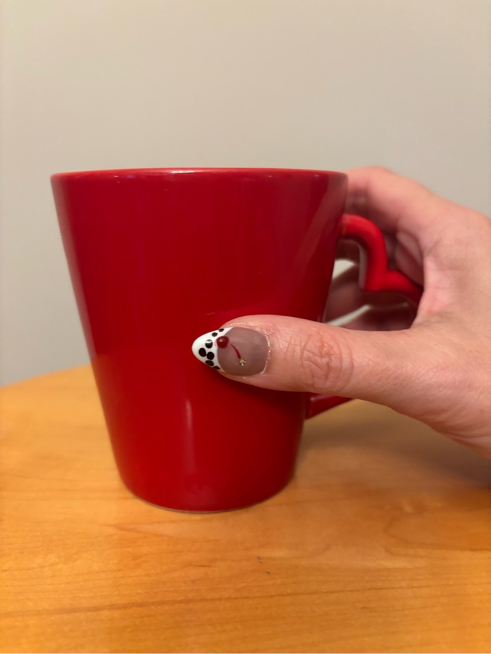 Red Ceramic Coffee Mug